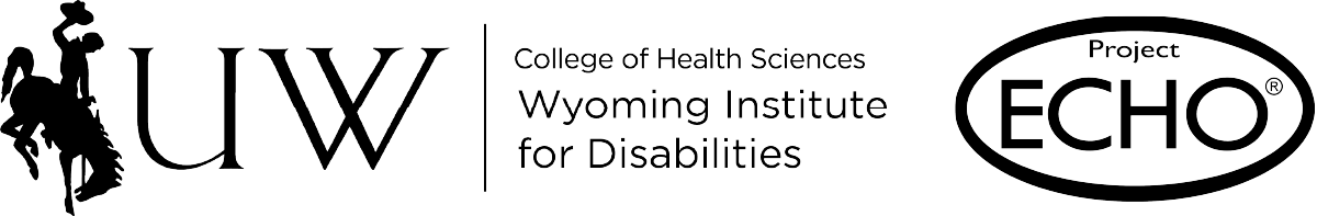 UW College of Health Sciences Wyoming Institute for Disabilities Project ECHO logo